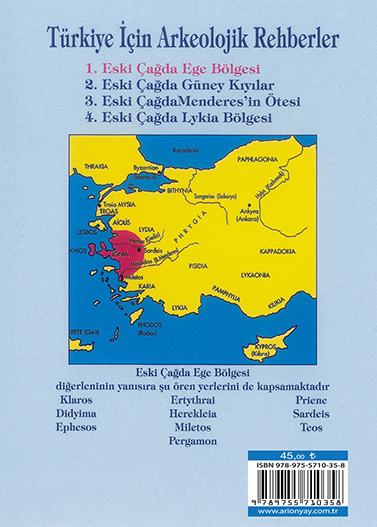 ESKİ ÇAĞ'DA EGE BÖLGESİ - Arka Kapak