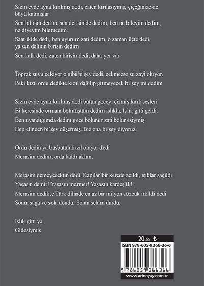 Koşacak Zaman - Arka Kapak