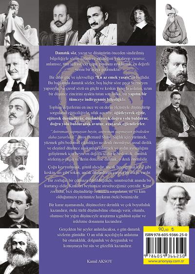 Sözleri Damıtmak Yaşamı Damıtmaktır - Arka Kapak