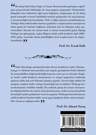 Eski Çağ’da Kent - Arka Kapak