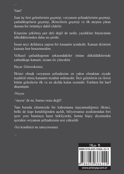 Şerare - Arka Kapak
